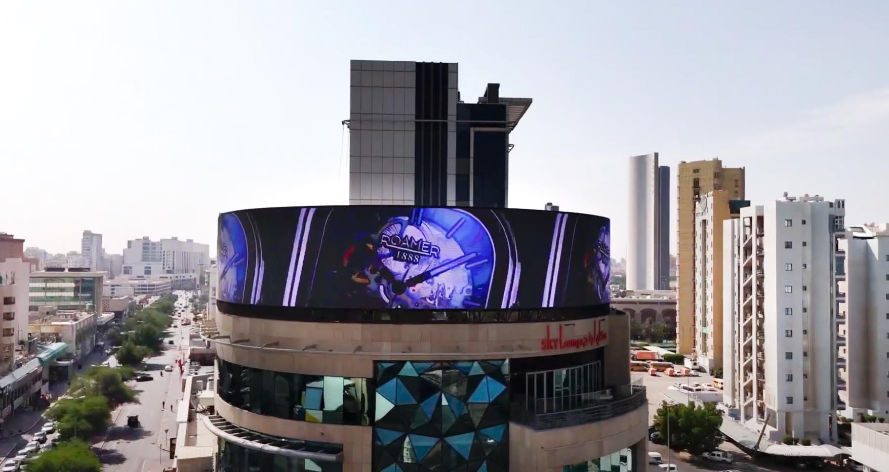 LED Screen in Kuwait with a ROAMER Watch Video